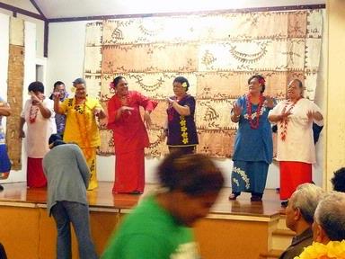  Every Year St Andrews Otahuhu has a concert where the different groups put on items. These are the Samoan Fellowship Mamas dancing